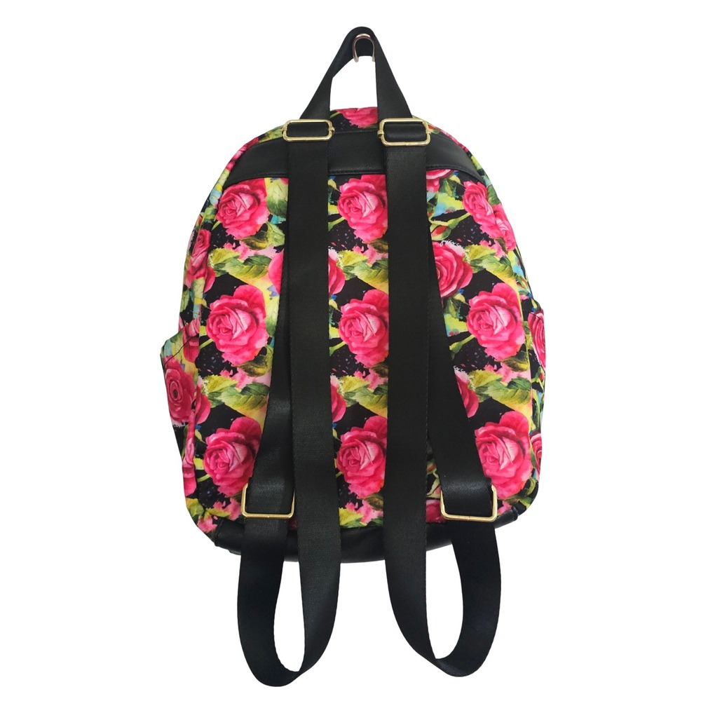 Juicy Couture Floral Roses Backpack Bookbag Gold Hardware Y2K Cute Pink School‎ - Picture 6 of 8